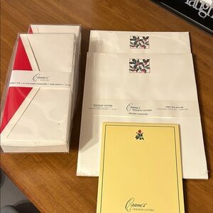 Crane's Holiday Stationery Set NWT